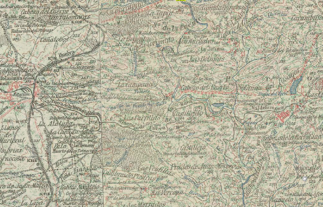 Mapa Topogrfico Nacional, escala 1:50.000. Primera edicin. Hojas El Cerro de Andvalo. 937 / Nerva 938. Instituto Geogrfico y Catastral (1949-1951)