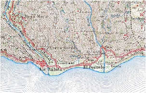 Hoja n 1057 del Mapa Topogrfico Nacional. Instituto Geogrfico Nacional, 1949