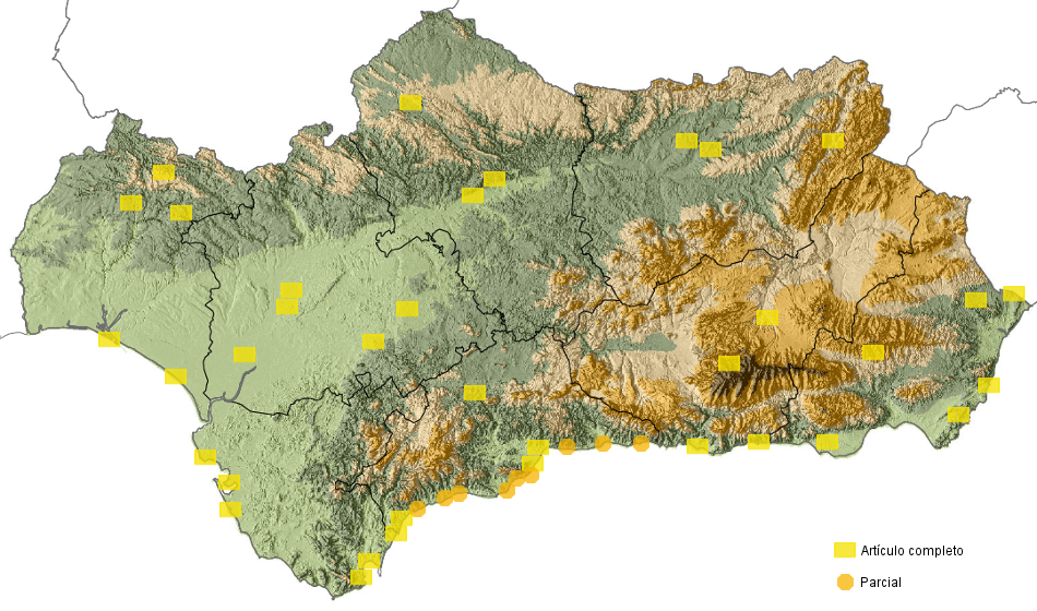 Mapa de Andaluca
