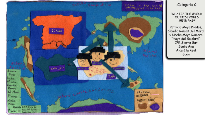 Obras seleccionadas en la fase nacional del Concurso para participar en la fase internacional de la B�rbara Petchenik Children�s World Map Competition