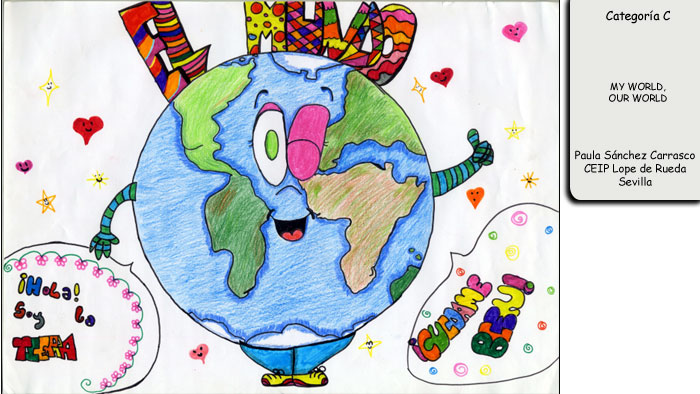 Obras seleccionadas en la fase nacional del Concurso para participar en la fase internacional de la B�rbara Petchenik Children�s World Map Competition