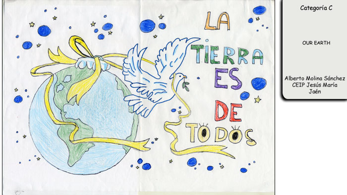 Obras seleccionadas en la fase nacional del Concurso para participar en la fase internacional de la B�rbara Petchenik Children�s World Map Competition