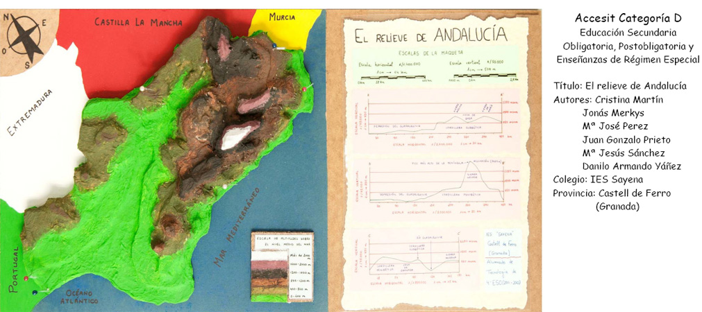 6� edici�n del concurso "Andaluc�a en un mapa"
