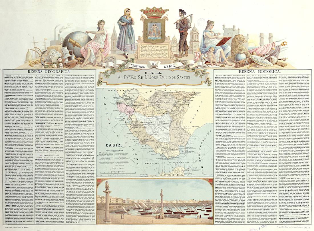 España geográfica histórica ilustrada, Cádiz