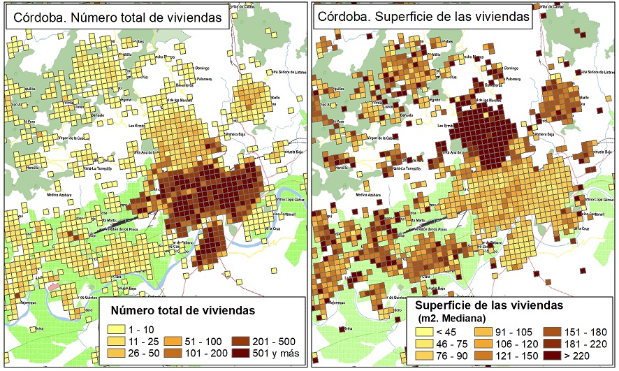 Datos sobre viviendas en la ciudad de Córdoba