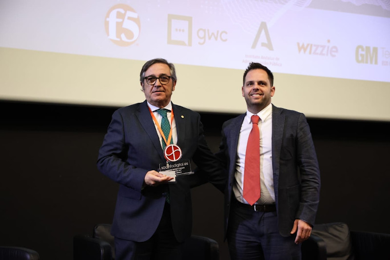 Entrega del Premio Socinfo Digital: ANDALUCÍA TIC, en la categoría Gobierno Abierto, al Instituto de Estadística y Cartografía de Andalucía