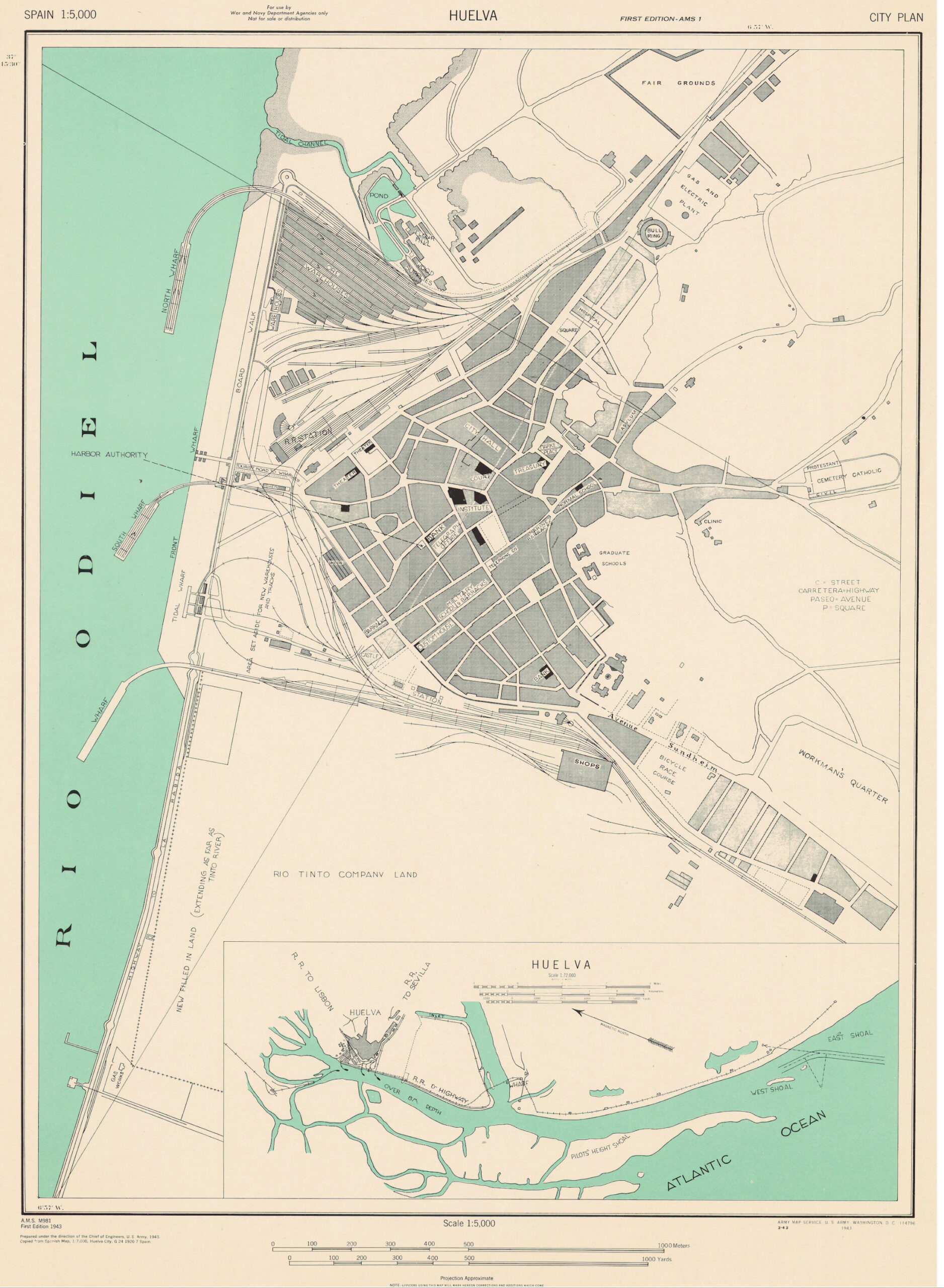 Plano de Huelva 1943