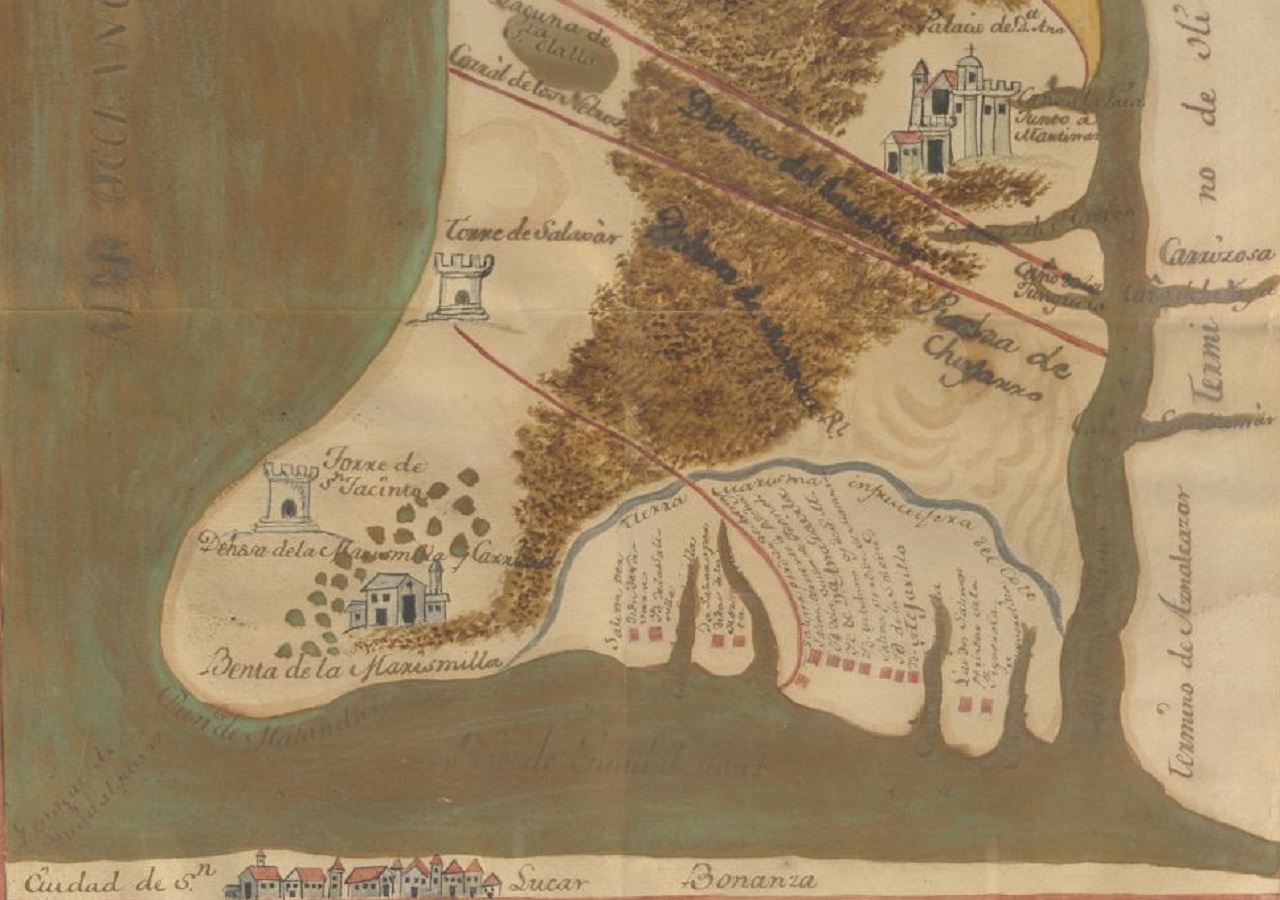 Demostración y paño de pintura del Coto de Doñana. Año 1765