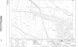 Escóznar. Íllora. Cartografía Urbana de Andalucía. Escala 1:1000. 1997