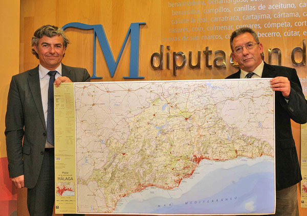 Presentacin de la nueva edicin del mapa de la provincia de Mlaga