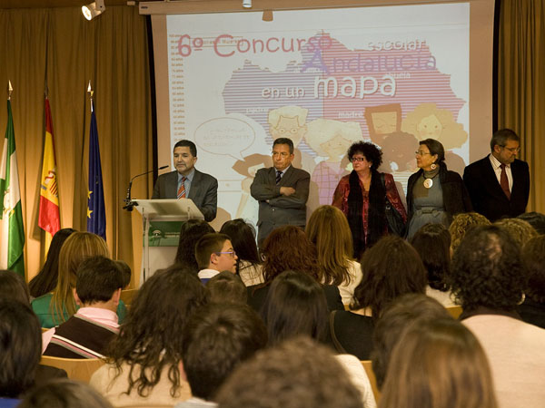 Entrega de premios del 6º Concurso Escolar "Andalucía en un mapa"